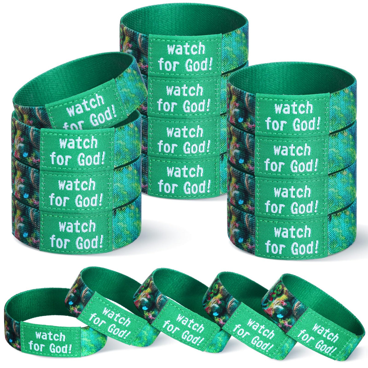 Liliaafar 50 pcs VBS 2026 rainforest fall bracelet pack ideal for Bible school events