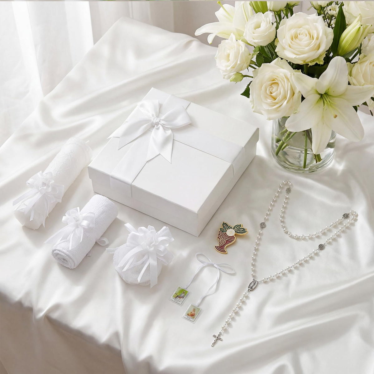 Liliful baptism pendant included as a timeless christening keepsake