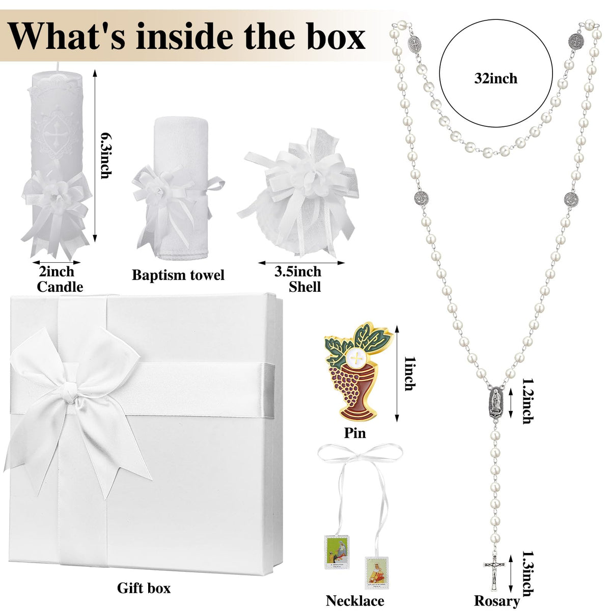 Liliful baptismal shell as a graceful decor accent during the rite