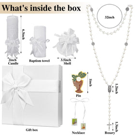 Liliful baptismal shell as a graceful decor accent during the rite