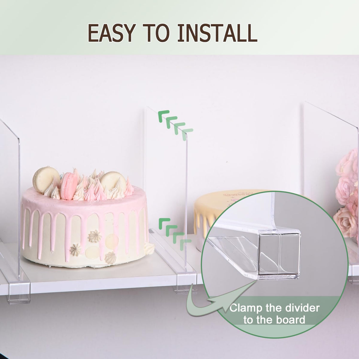 Liliyab lightweight acrylic construction stays sturdy without cracking.