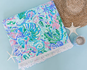 Lilly Pulitzer tassel trim detail adds playful poolside style