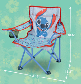 Lilo and Stitch Fold-N-Go chair with carry bag for easy travel.
