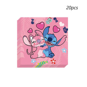 Lilo & Stitch pink cups provide sturdy drinkware for parties