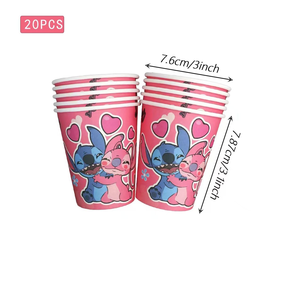 Lilo & Stitch pink party scene shows cohesive decor