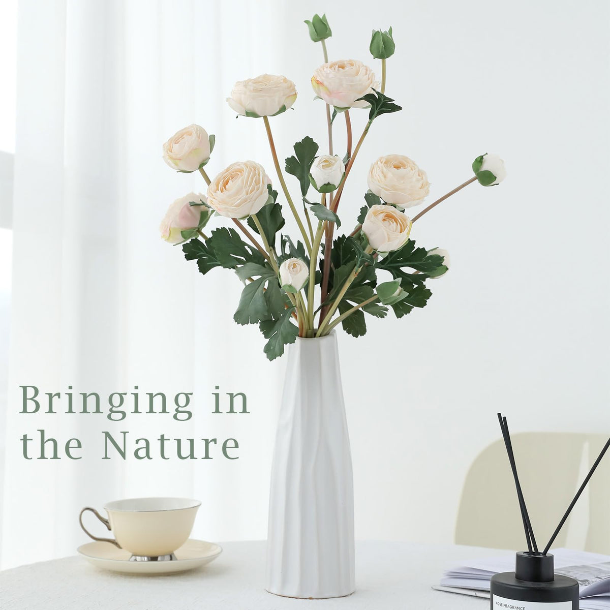 LILUYTO bendable stems enable flexible, lifelike arrangements