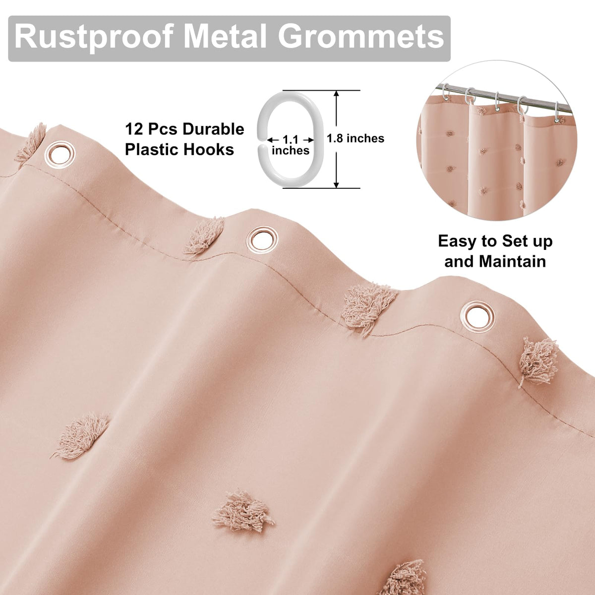 LilyCat water-repellent fabric helps keep the bathroom floor dryer.