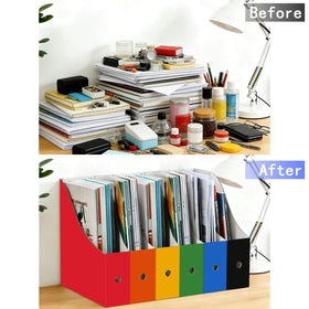 Limitliho clean aesthetic storage solution enhances any desk or shelf.
