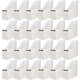 Limitliho magazine file holder front view shows easy-access design for fast retrieval.