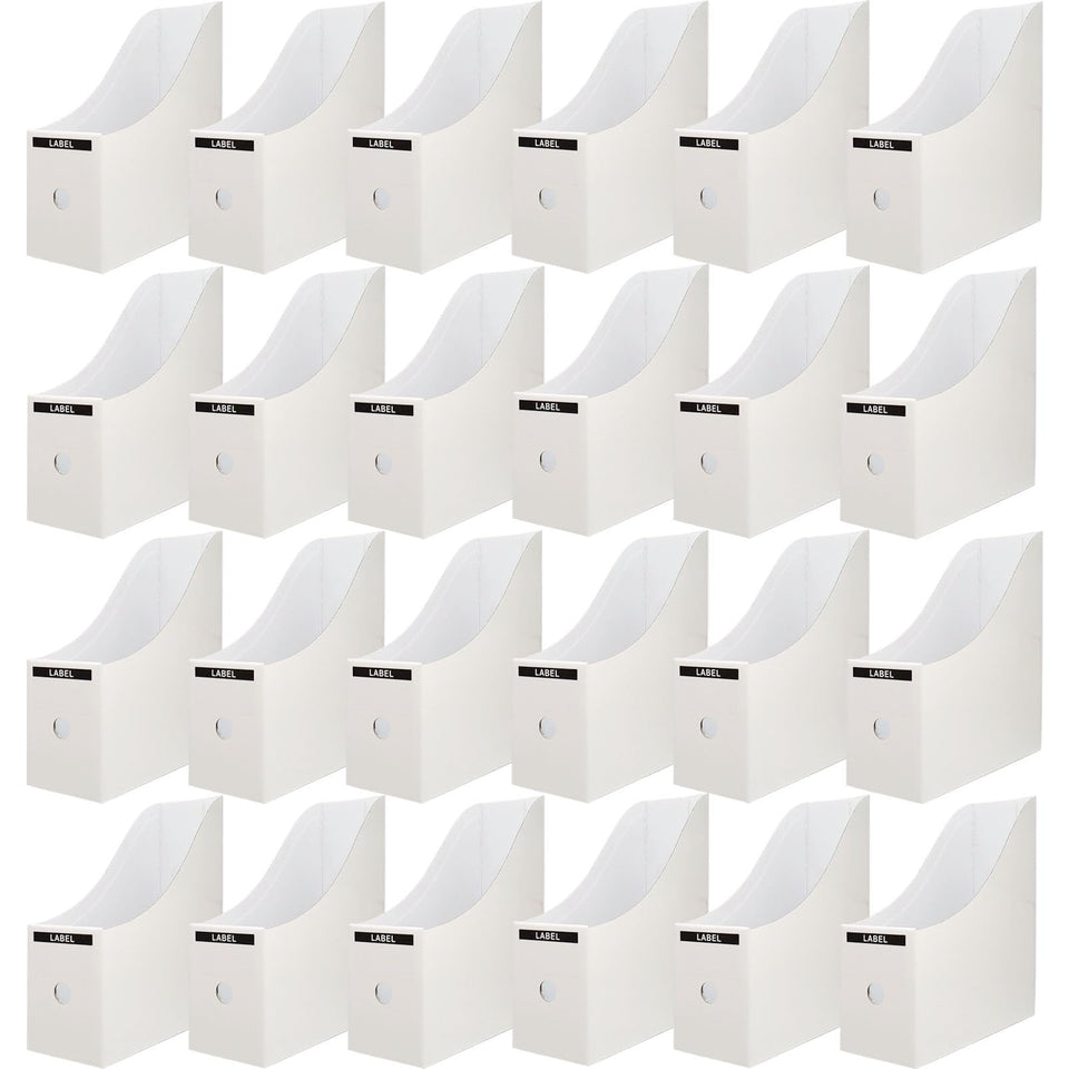 Limitliho magazine file holder front view shows easy-access design for fast retrieval.