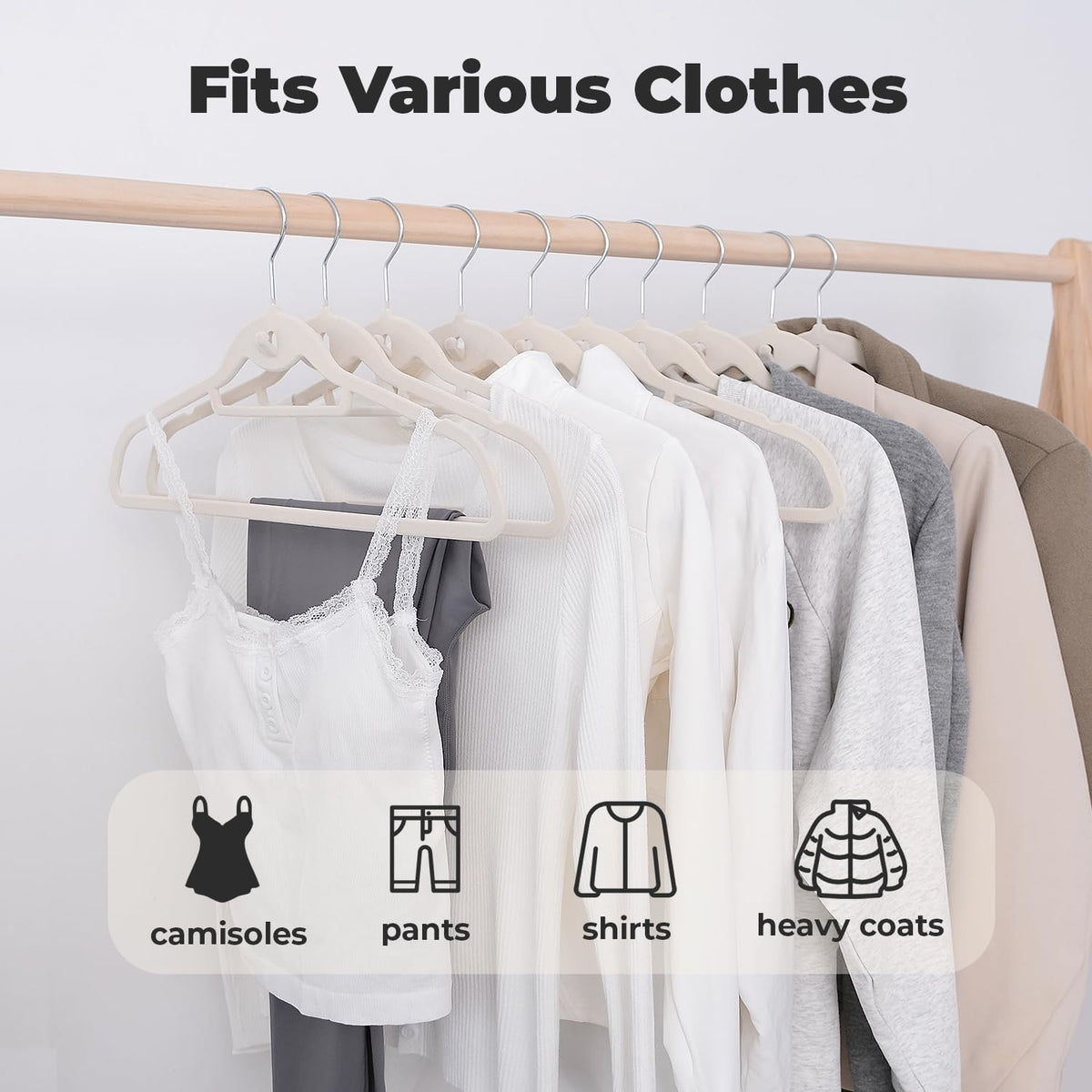Limogoo versatile waterfall design accommodates straps, belts, scarves, and more.