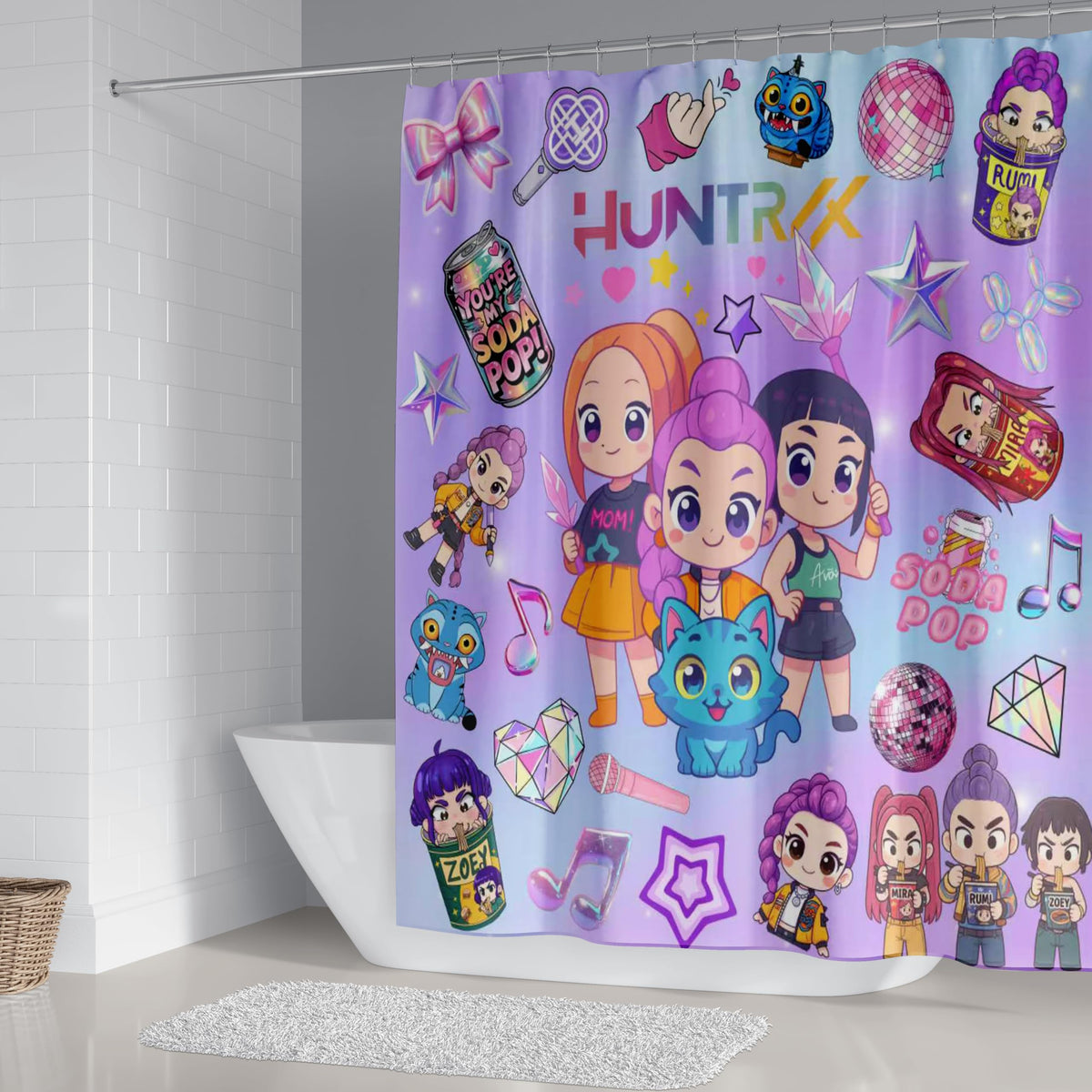 LIN&BABAY curtain hooks pack keeps the set easy to hang and swap.