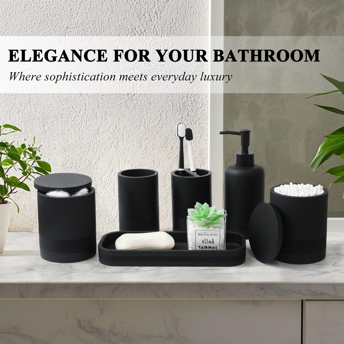 LIN CHUAN bathroom tumbler holding toothpaste and brushes
