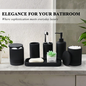 LIN CHUAN bathroom tumbler holding toothpaste and brushes