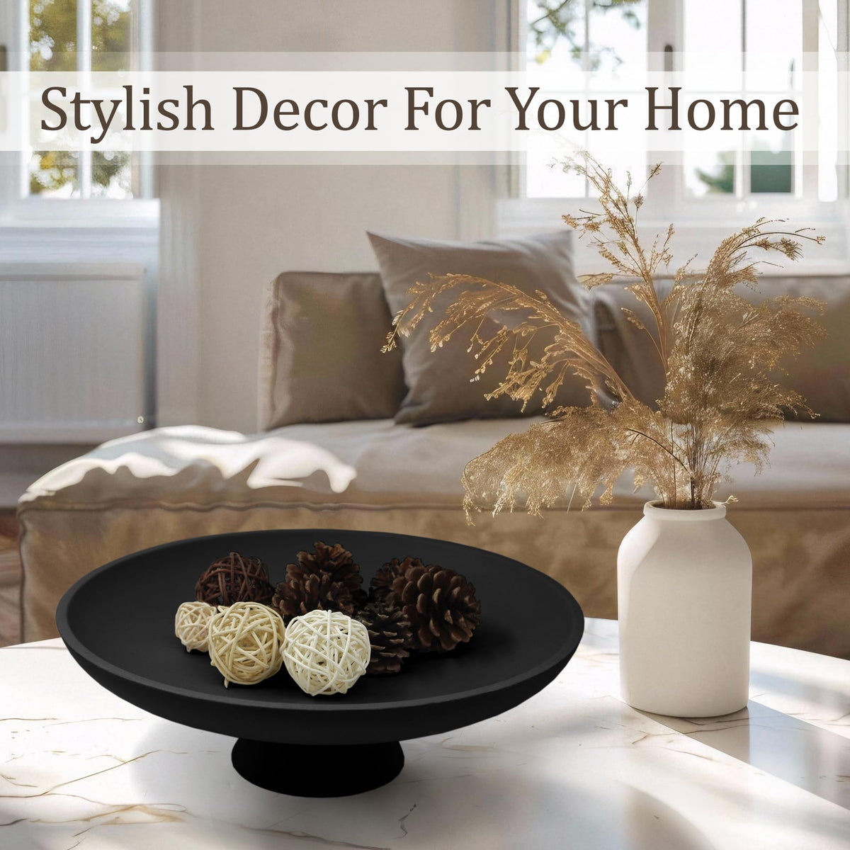 LIN CHUAN cement color bowl doubles as a chic catch-all.