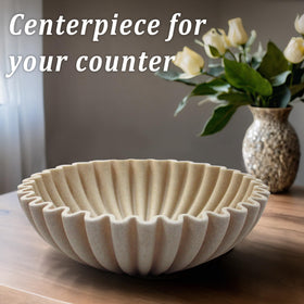 LIN CHUAN fruit bowl on kitchen counter for easy fruit presentation.