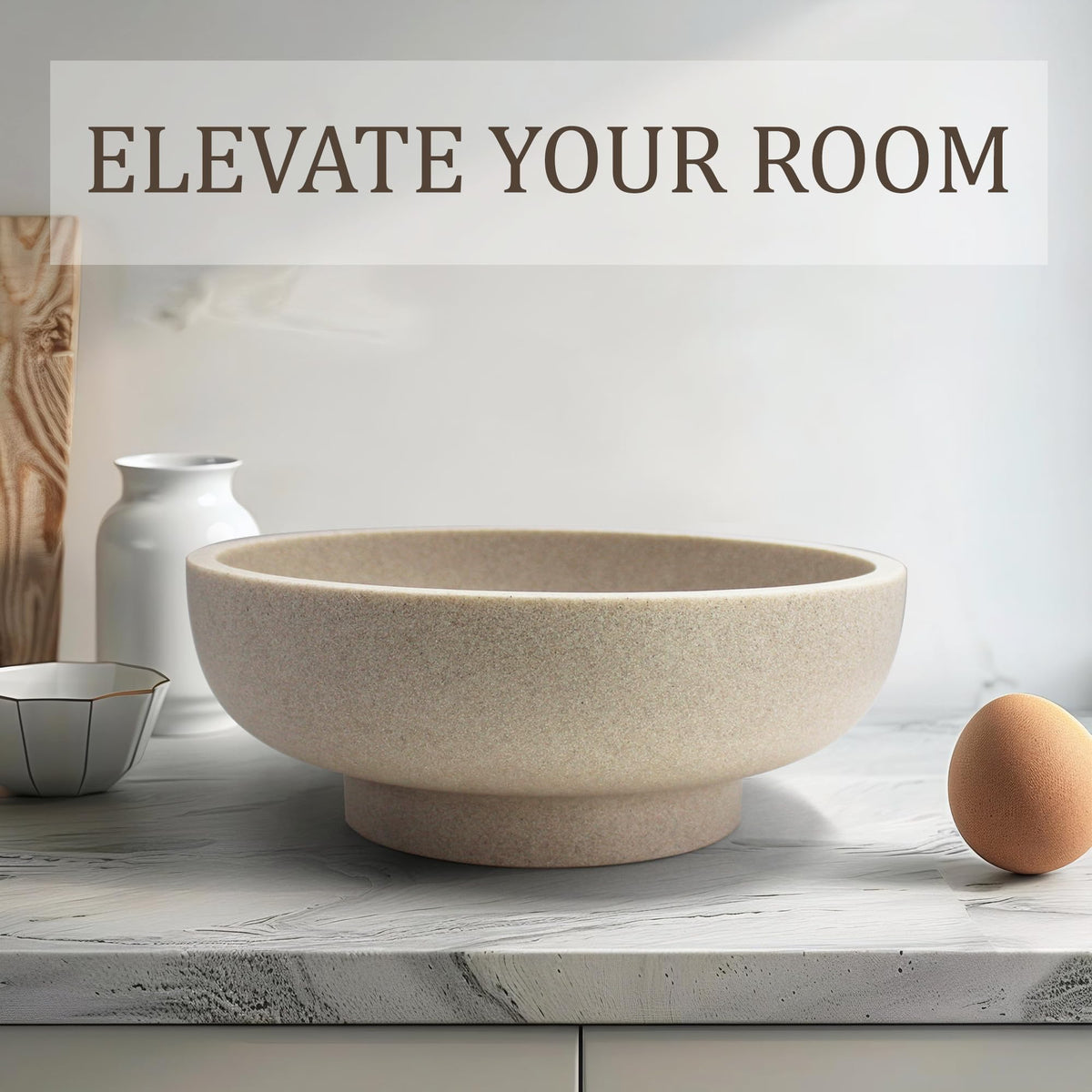 LIN CHUAN multi-use bowl accommodates small items and decor accents.
