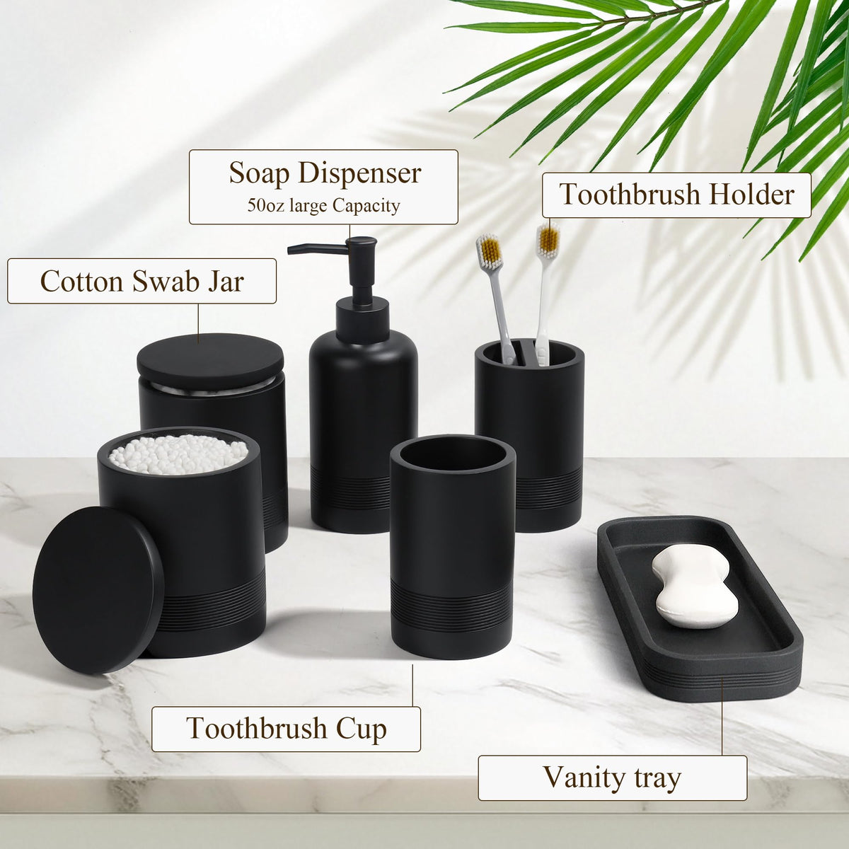 LIN CHUAN vanity tray displaying bottles neatly