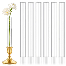 Linastu 6-pack acrylic bud vases for chic tablescapes.