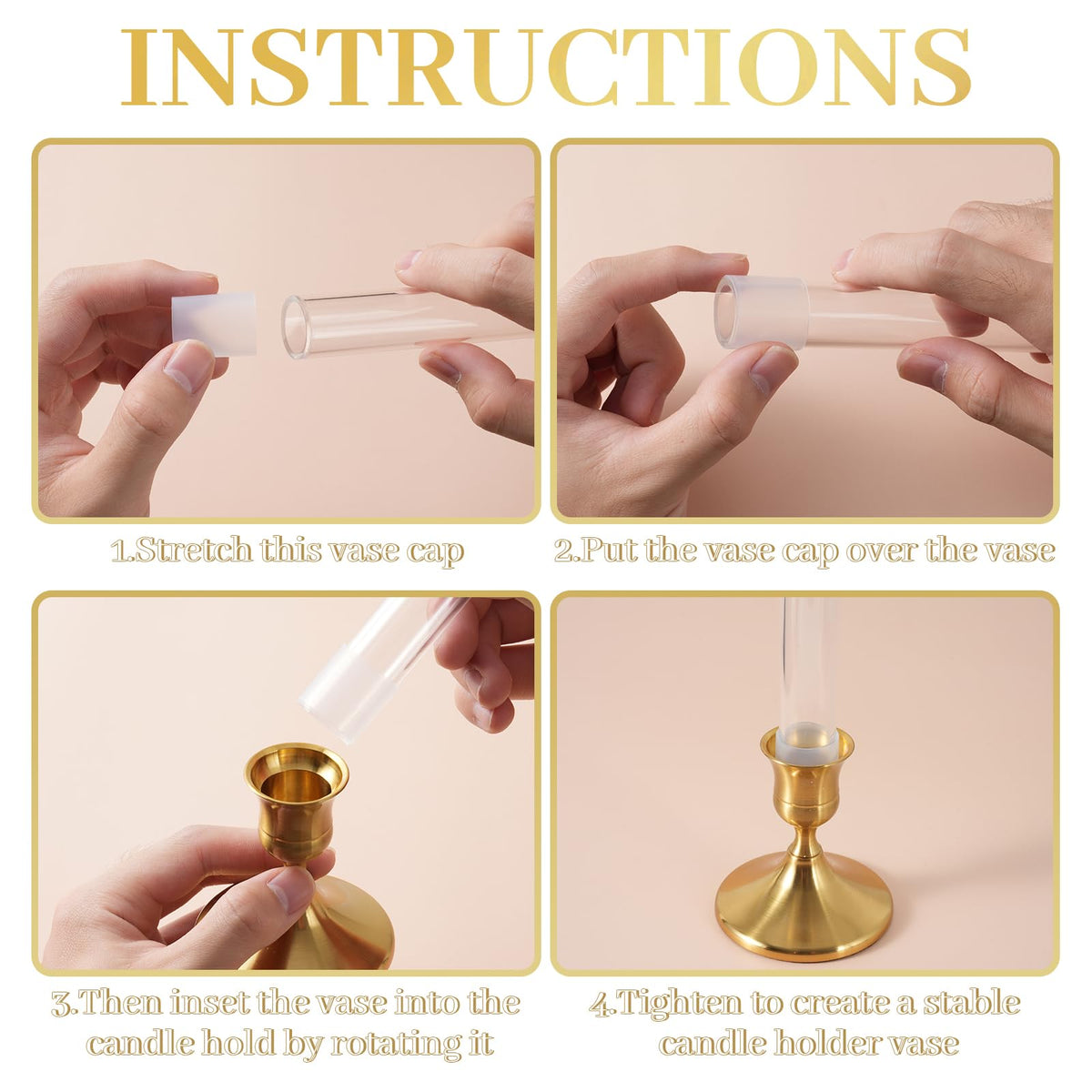 Versatile Linastu vases work as bud vases or candle holders.