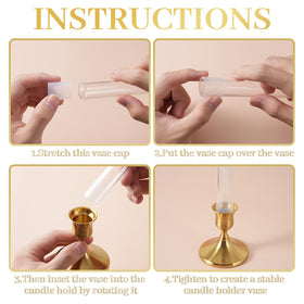 Versatile Linastu vases work as bud vases or candle holders.
