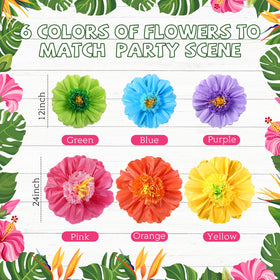 Lincia 24in yellow hibiscus paper flower brightens event backdrops.