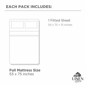 Linen Home easy-care sheet suitable for machine washing and quick laundry