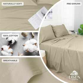 Linen Home envelope pillowcases with secure closures prevent pillow slippage overnight.
