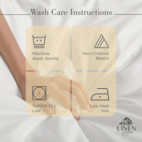 Long-staple combed cotton delivers durable, breathable comfort.