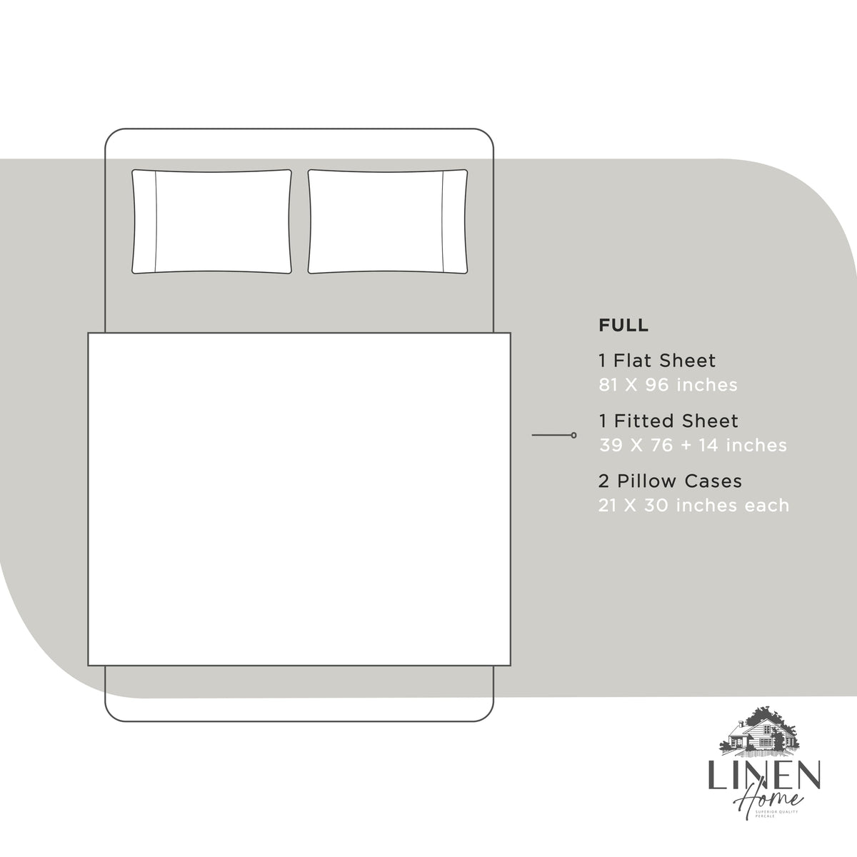 Linen Home long-staple cotton yarns enhance color fastness and durability.