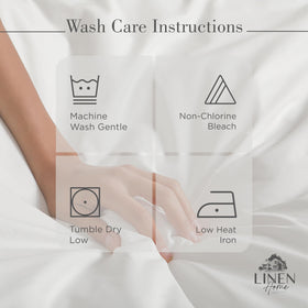 Linen Home fabric close-up reveals uniform threads and durability.