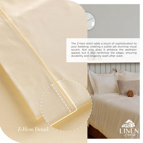 Linen Home ivory pillowcases offering breathable comfort