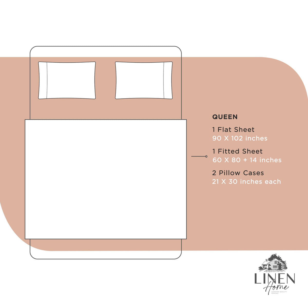 Linen Home Terra Clay care instructions for easy washing