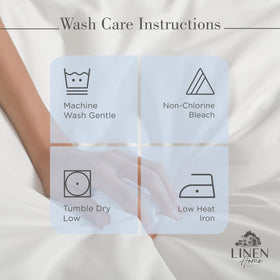 Linen Home sheets after washing feel soft with minimal shrinkage.