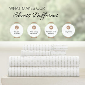 Linen Market 16-inch deep-pocket fitted sheet on a thick mattress