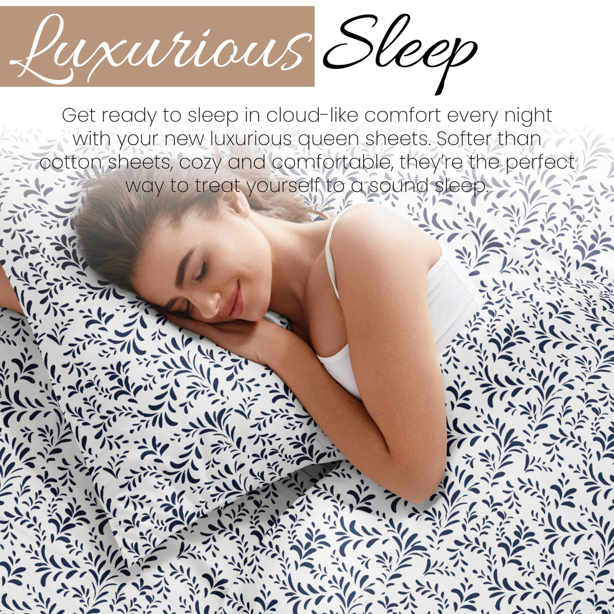Detail of 16-inch deep-pocket fit on mattress with Linen Market sheets