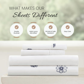 Linen Market 16-Inch Deep Pocket Fitted Sheet fits deep mattresses securely.