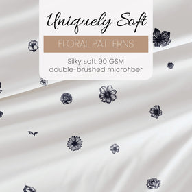 Linen Market 4-Piece Queen Set provides complete bedding ensemble ready to use.