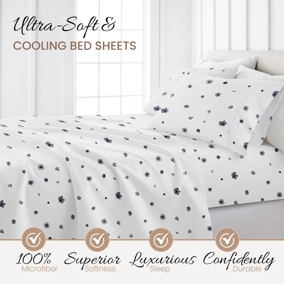 Linen Market Double-Brushed Softness delivers cloud-like comfort night after night.