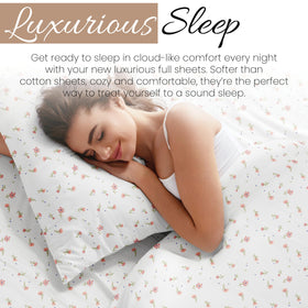 Linen Market includes fitted sheet, flat sheet, and two pillowcases for a complete set.