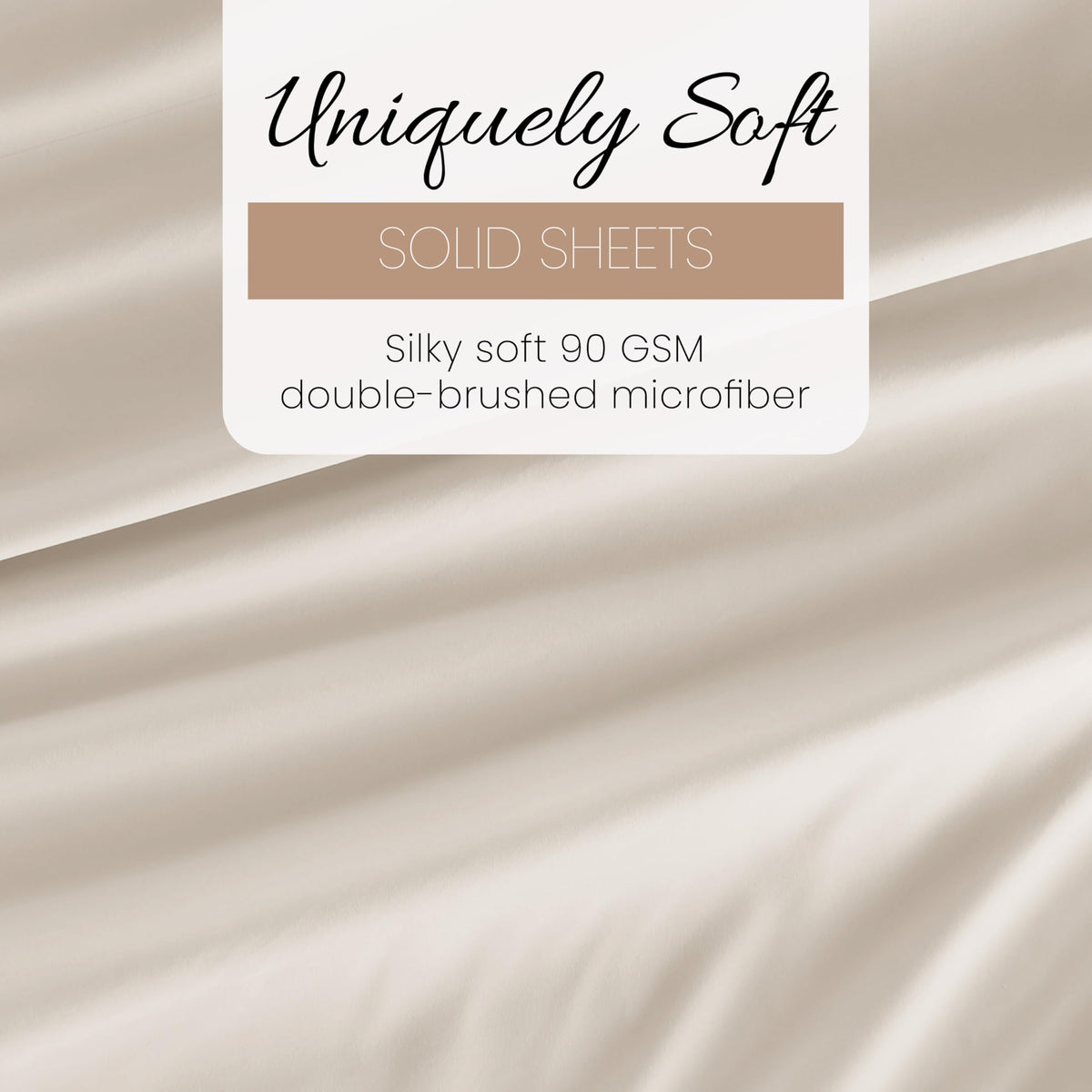 Linen Market deep-pocket sheet set on bed showcases secure tuck for thick mattresses.