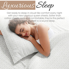 Linen Market light gray beaded arrows on a coordinated bedroom setup