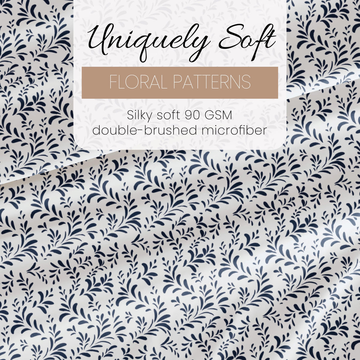 Close-up of Linen Market microfiber showing double brushing texture