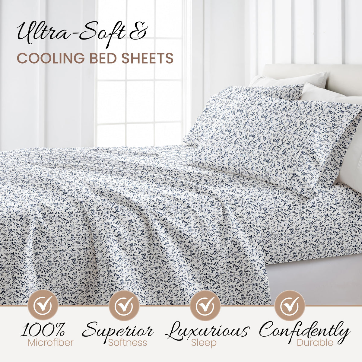 Oeko-Tex certification label on Linen Market sheet set