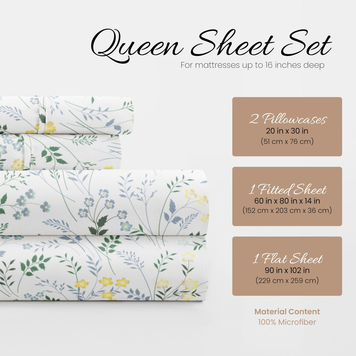 Linen Market queen sheet set close-up shows ultra-soft texture for restful nights.