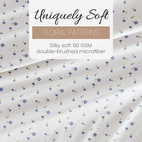 Linen Market soft floral bedroom ambience adds elegant mood to the room.