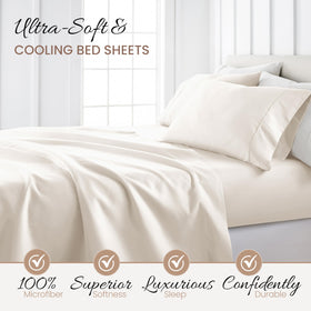 Linen Market wrinkle-free finish resists daily wrinkles for quick make-ready.