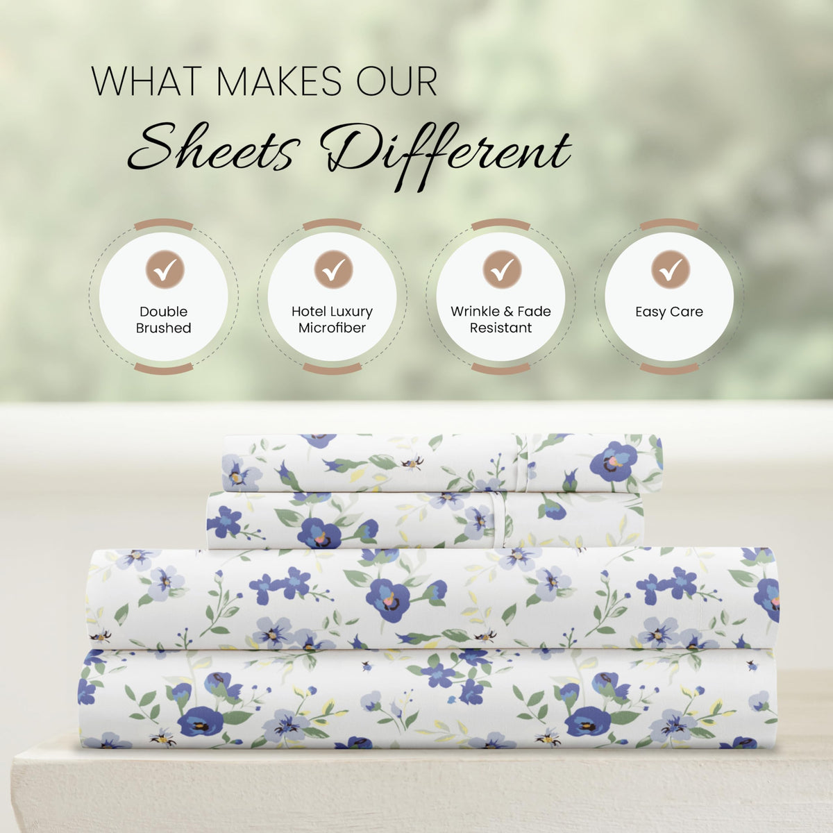 Linen Market wrinkle-free king sheets maintain smooth appearance