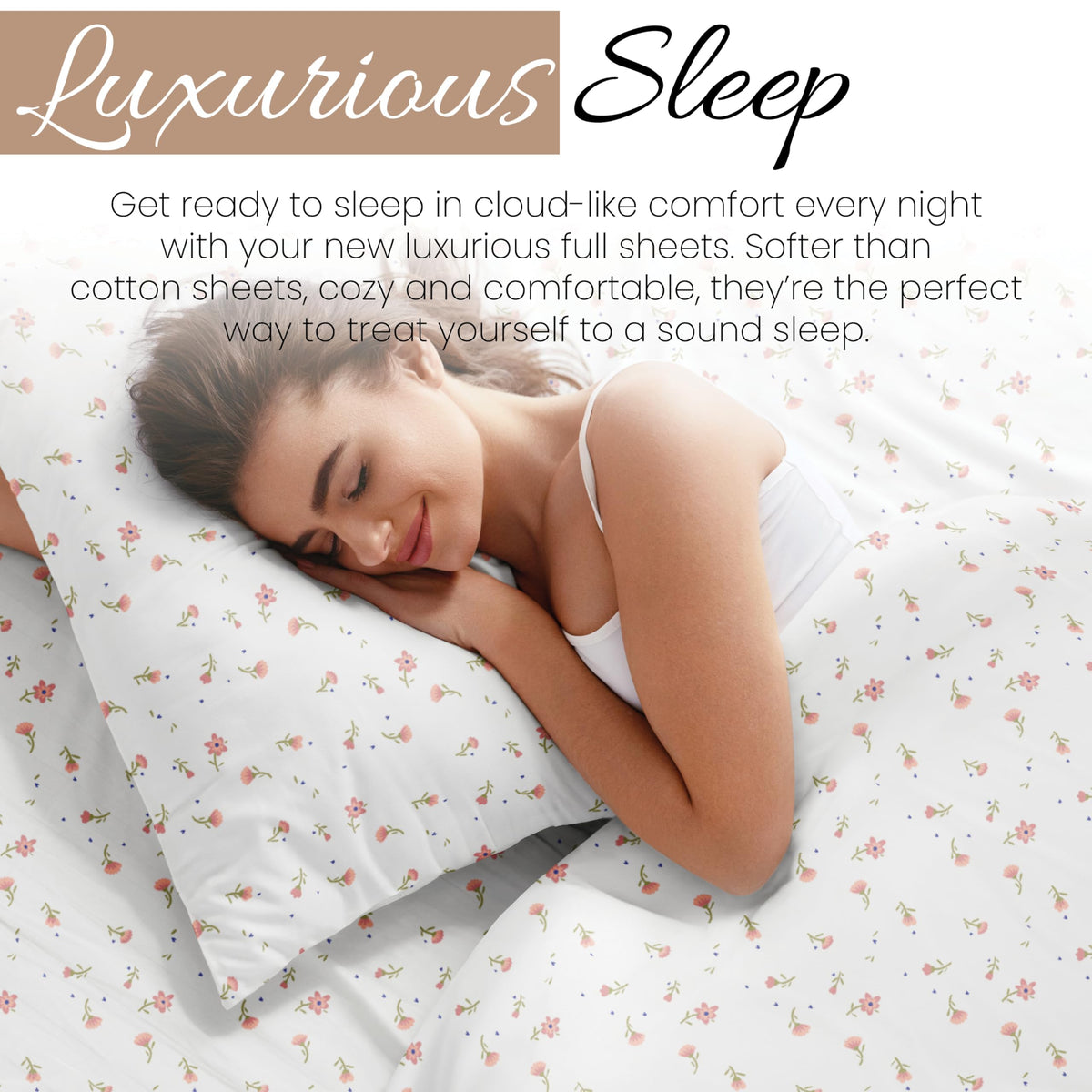 Linen Market wrinkle-free microfiber sheets simplify care and maintenance.