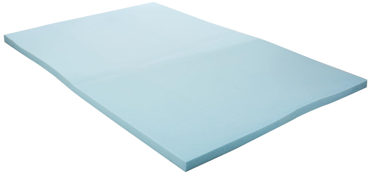 Linenspa 3 inch topper plush profile on bed with deeper cushioning.